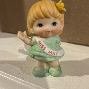 Russ Berrie antique porcelain Miss May